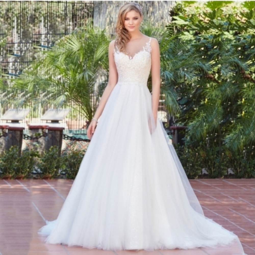 Ivoire By Kitty Chen 'Donatella' Ballgown Wedding Dress Size 12 Nwot